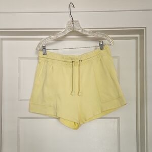 J. Crew Yellow Athletic or Pajama Shorts Size M